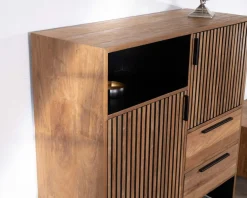 Meuble House Vaisselier en teck recyclé